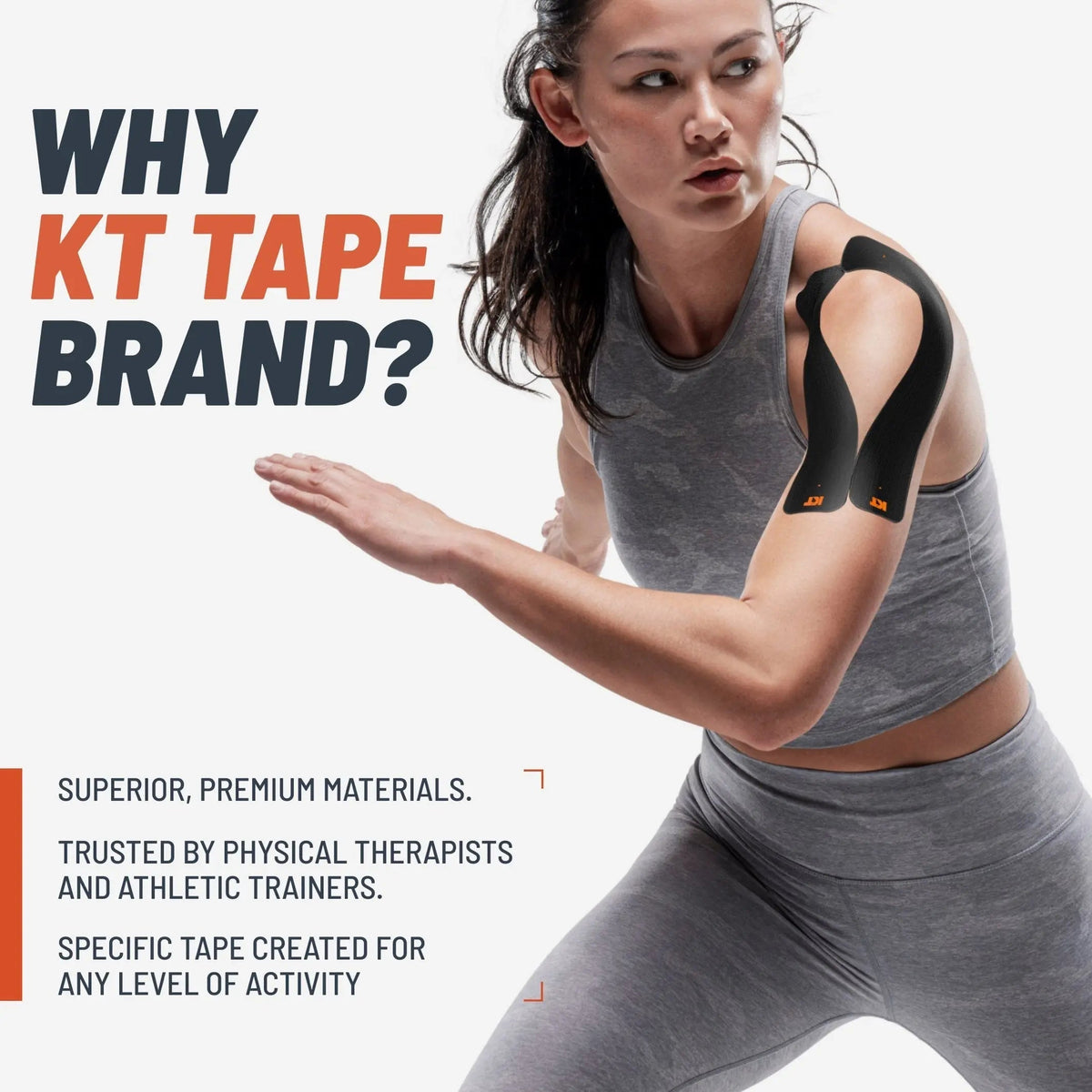 KT Tape Starter Pack kinesiology tape kit in – starter set with precut strips for muscle and joint support