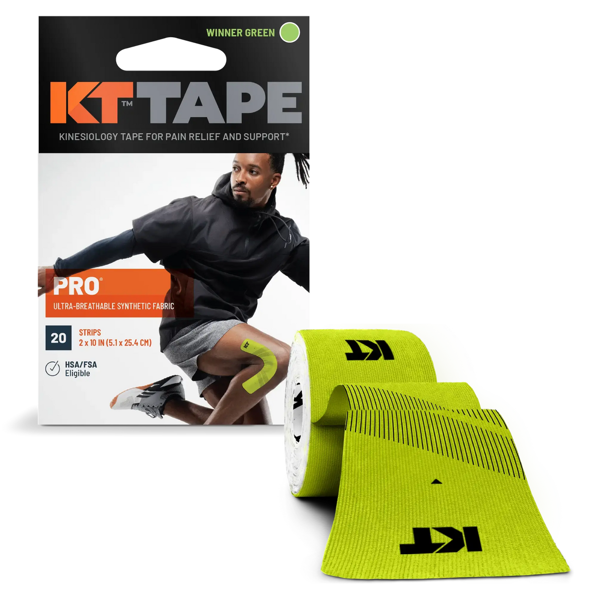 KT Tape Pro packaging with roll#color_winner-green
